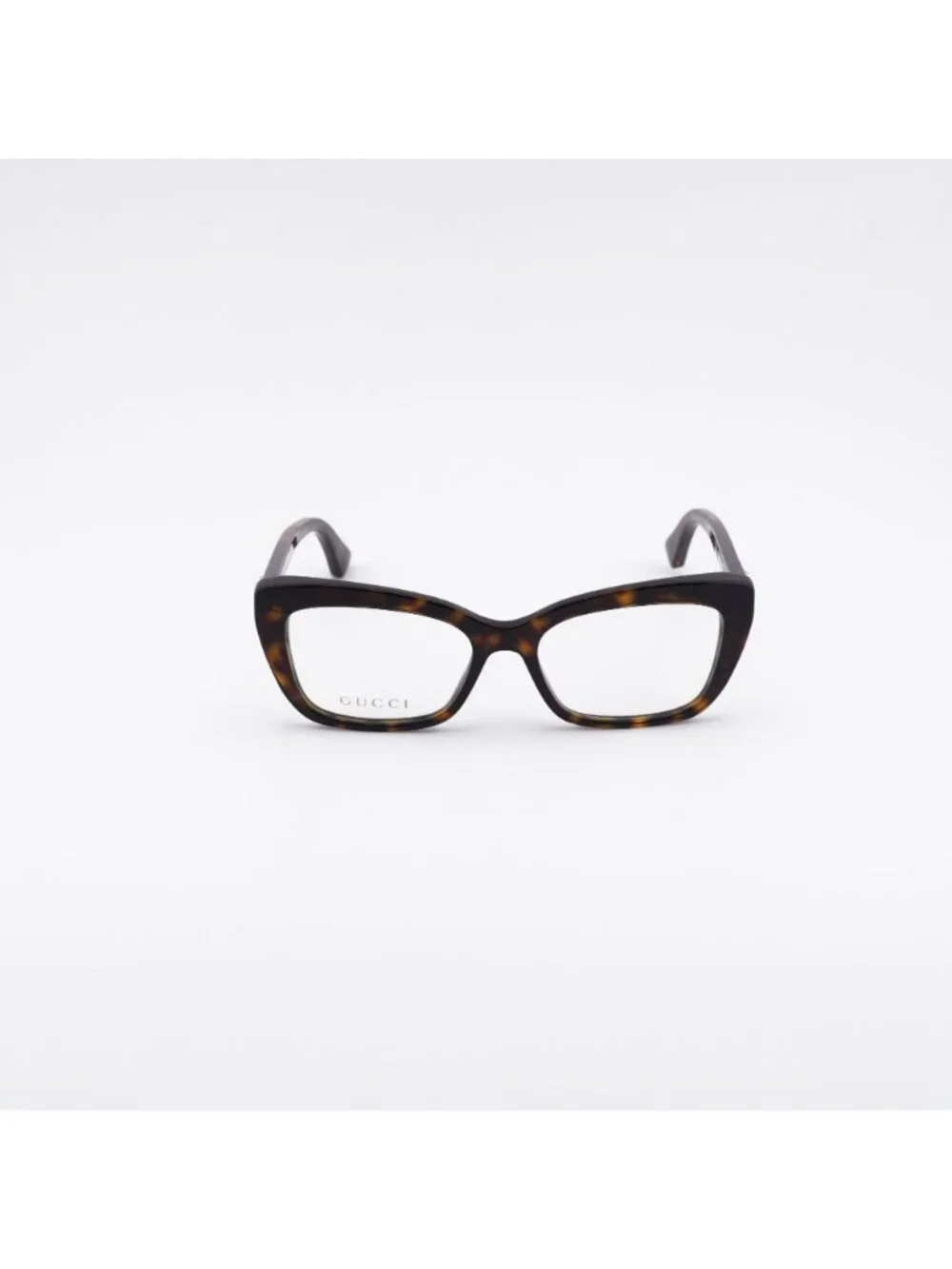 Gucci GG0165O 002 Eyeglasses Havana 51mm Cat Eye Frame